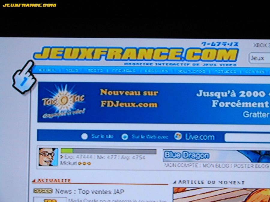 Surfer sur Internet avec la Wii