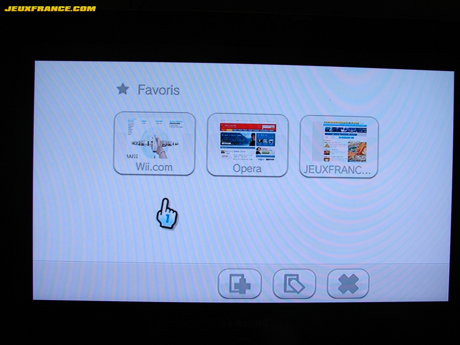 Surfer sur Internet avec la Wii