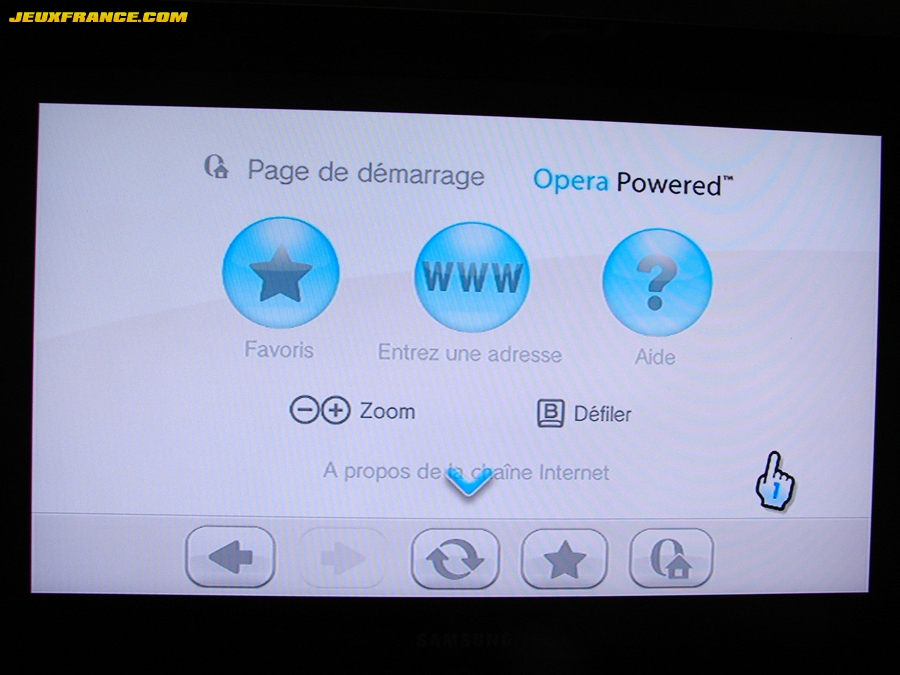 Surfer sur Internet avec la Wii