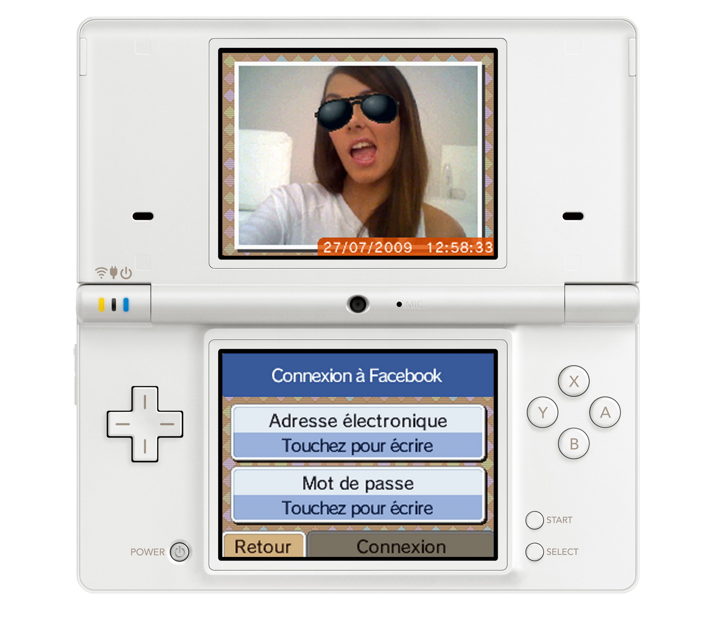Facebook sur DSi