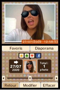 Facebook sur DSi