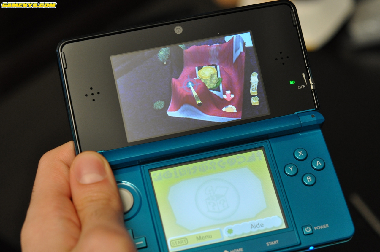 Nintendo 3DS : premières images de la version française !