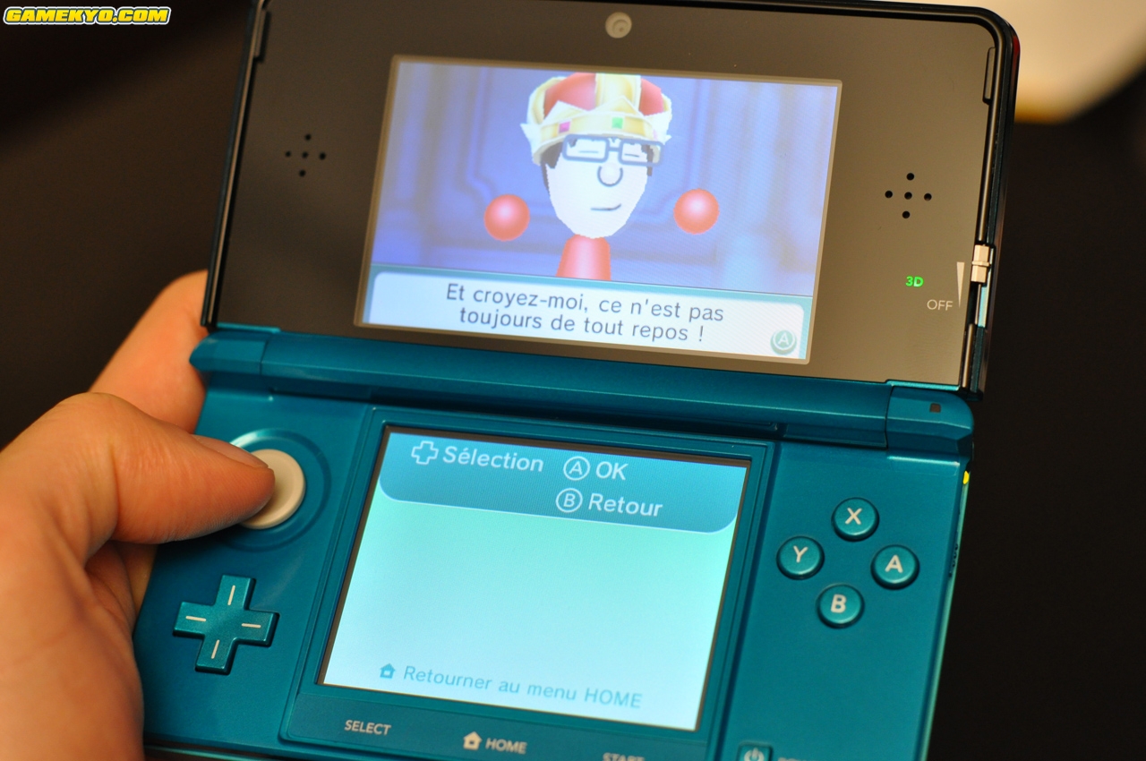 Nintendo 3DS : premières images de la version française !
