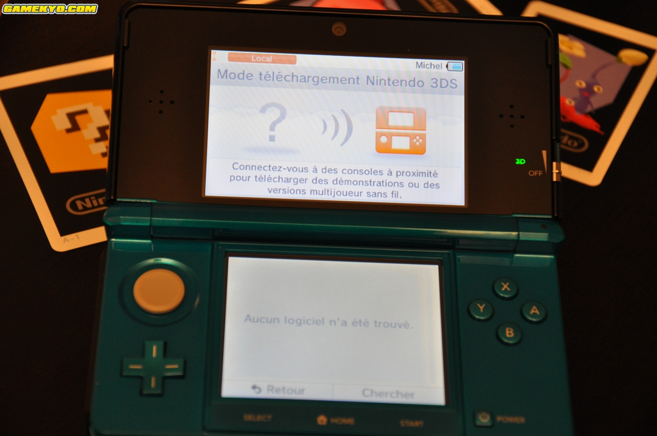 Nintendo 3DS : premières images de la version française !