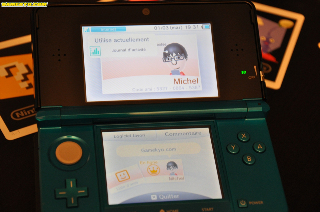 Nintendo 3DS : premières images de la version française !
