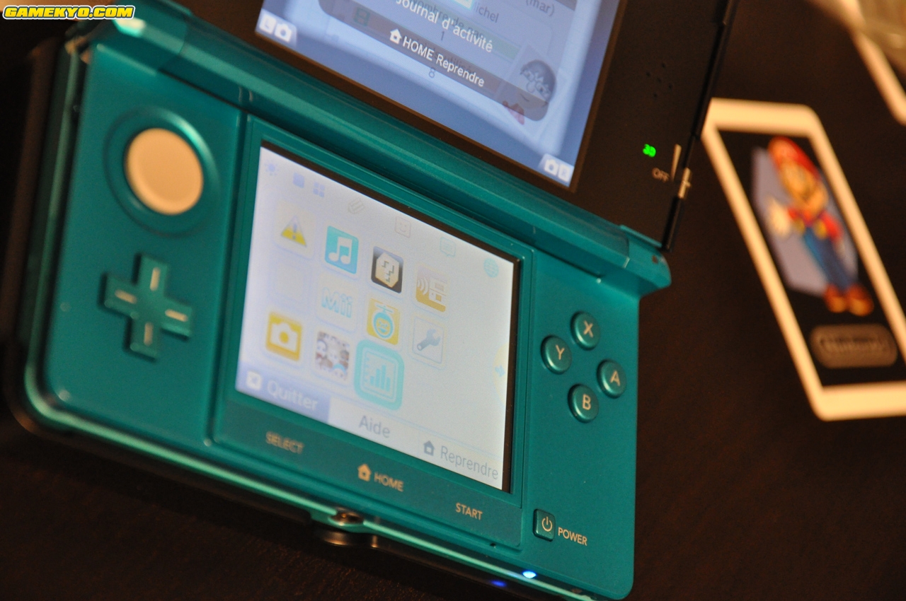 Nintendo 3DS : premières images de la version française !
