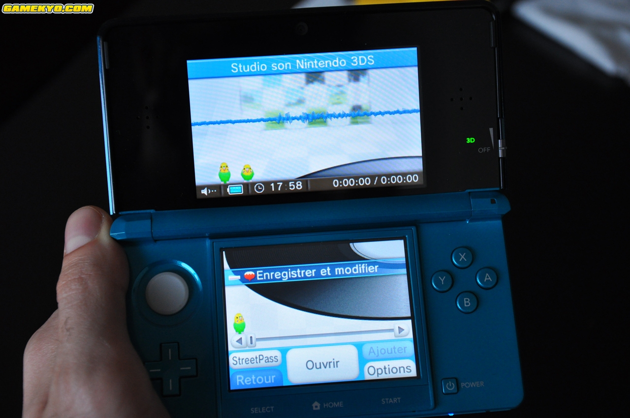 Nintendo 3DS : premières images de la version française !