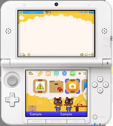 Visuels des thèmes 3DS + pub NEW 3DS
