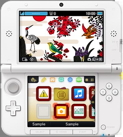 Visuels des thèmes 3DS + pub NEW 3DS