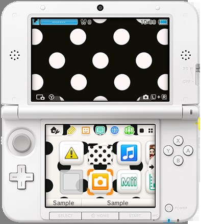 Visuels des thèmes 3DS + pub NEW 3DS