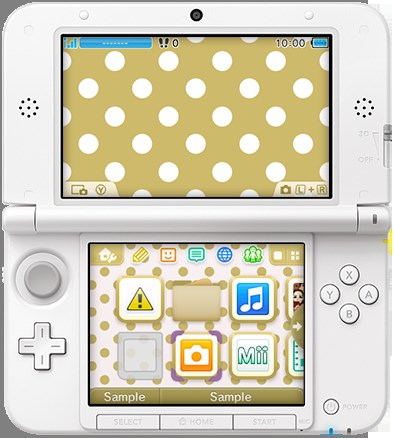 Visuels des thèmes 3DS + pub NEW 3DS