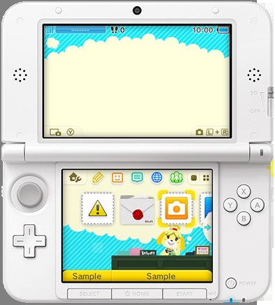 Visuels des thèmes 3DS + pub NEW 3DS