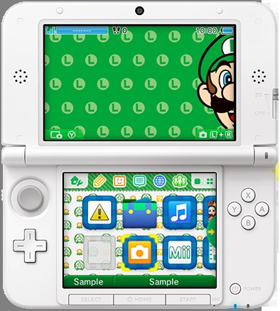 Visuels des thèmes 3DS + pub NEW 3DS