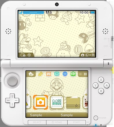 Visuels des thèmes 3DS + pub NEW 3DS