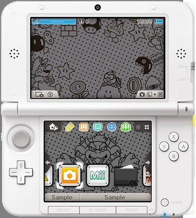 Visuels des thèmes 3DS + pub NEW 3DS