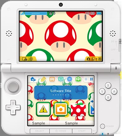 Visuels des thèmes 3DS + pub NEW 3DS