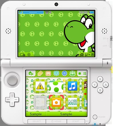 Visuels des thèmes 3DS + pub NEW 3DS