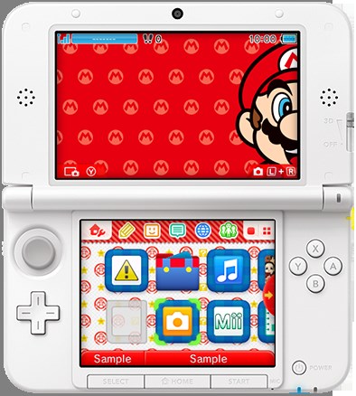 Visuels des thèmes 3DS + pub NEW 3DS
