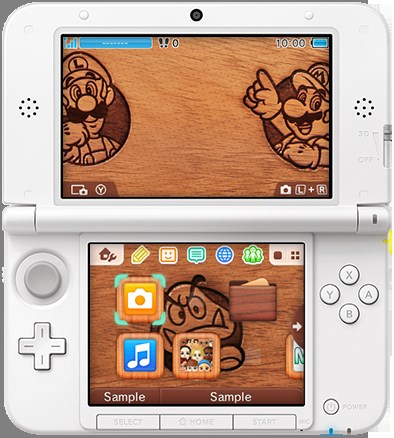 Visuels des thèmes 3DS + pub NEW 3DS