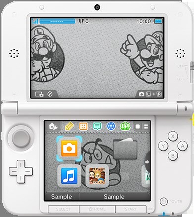 Visuels des thèmes 3DS + pub NEW 3DS