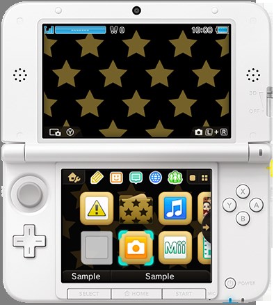 Visuels des thèmes 3DS + pub NEW 3DS