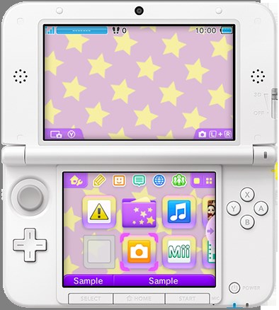Visuels des thèmes 3DS + pub NEW 3DS