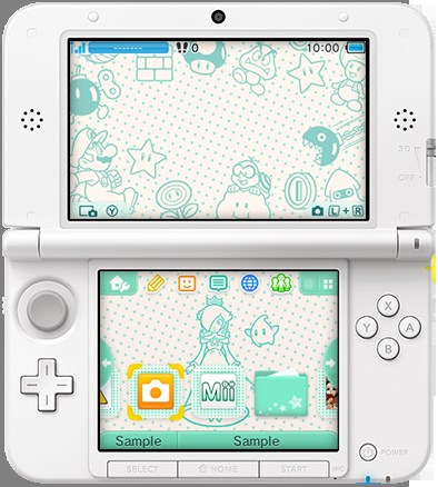 Visuels des thèmes 3DS + pub NEW 3DS
