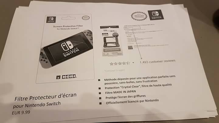 [LEAK] Les accessoires Hori sur Switch