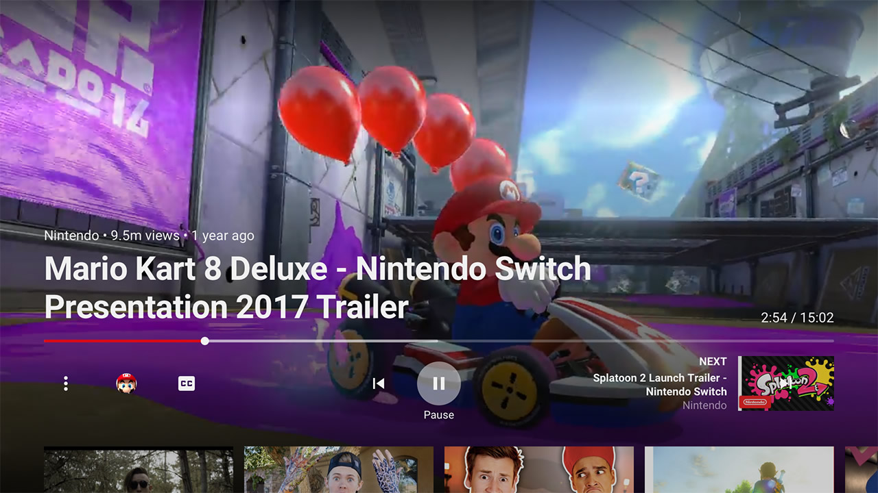 La Switch accueille enfin l'application Youtube