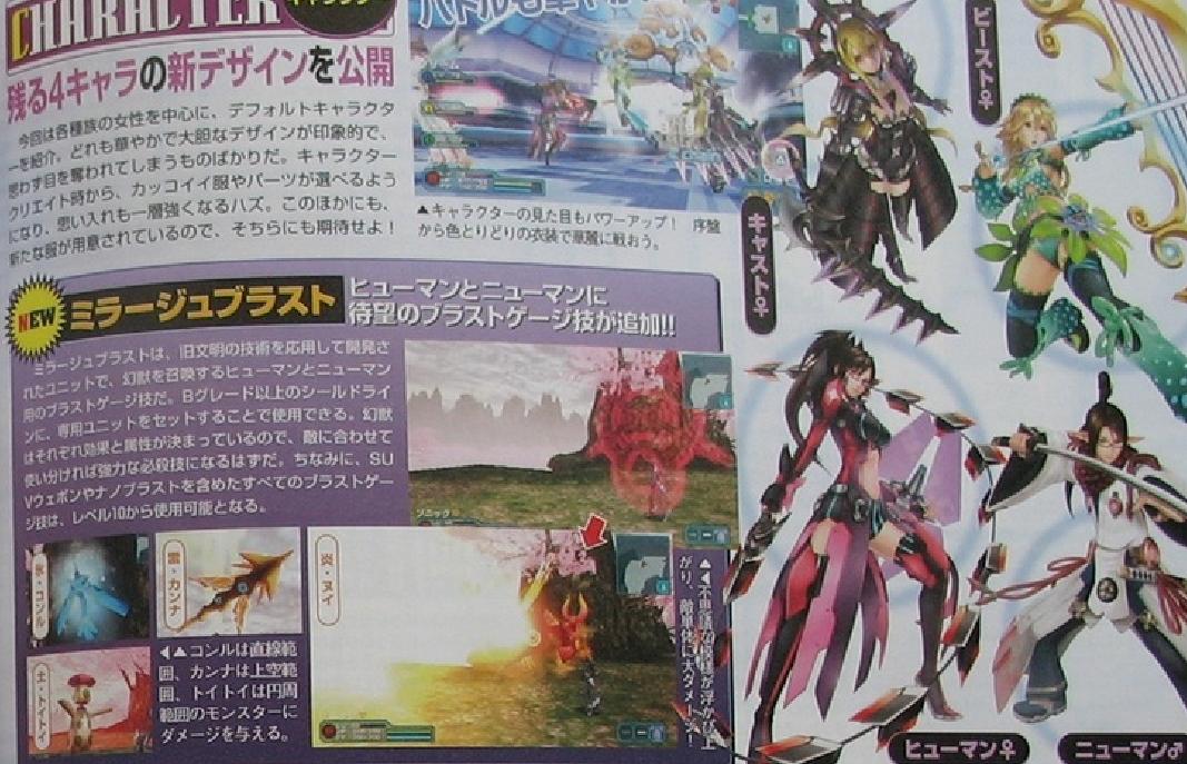 Dengeki : Phantasy Star Portable 2 (images)