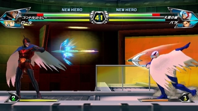 Tatsunoko Vs. Capcom UAS : le duo Frank West et Megaman