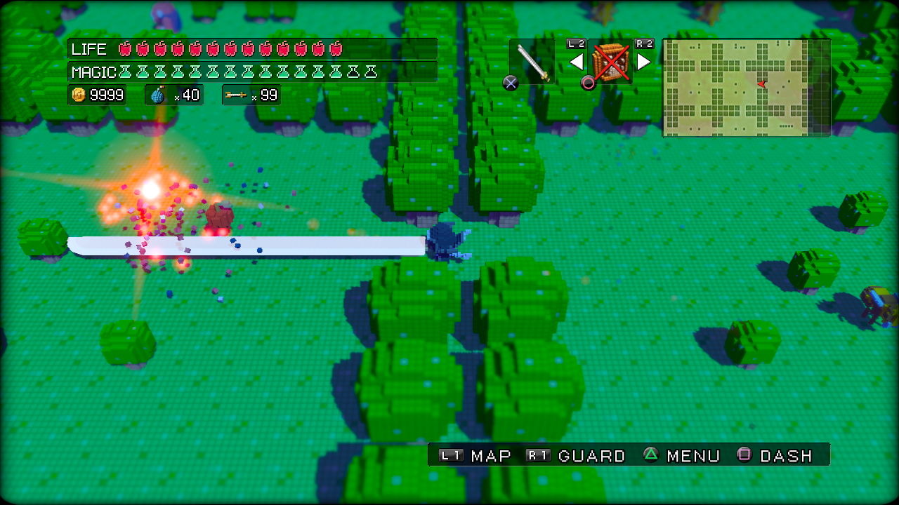 3D Dot Game Heroes: new images