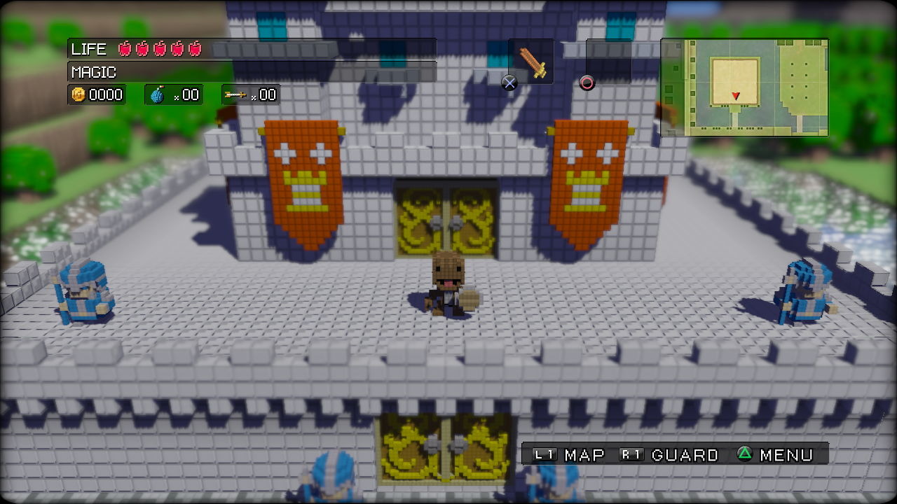 Sackboy débarque dans 3D Dot Games Heroes
