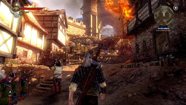 The Witcher 2 (X360) : une vidéo filmée