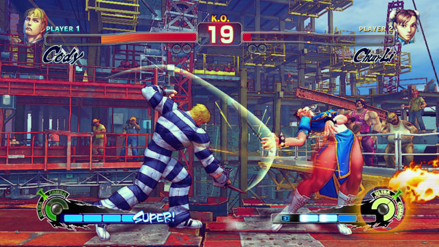 Super Street Fighter IV : Cody atomise Chun Li