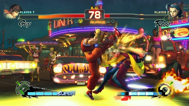 Super Street Fighter IV : Guy vs Rose