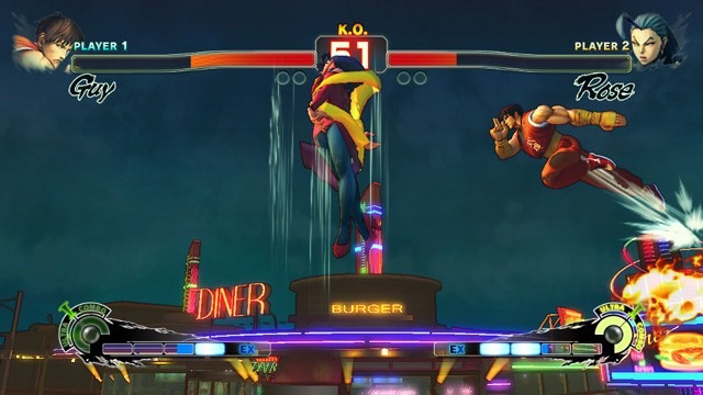 Super Street Fighter IV : Guy vs Rose