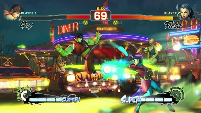 Super Street Fighter IV : Guy vs Rose
