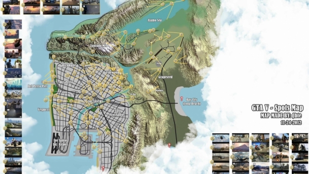 GTA V : un fan propose un aperçu de la map
