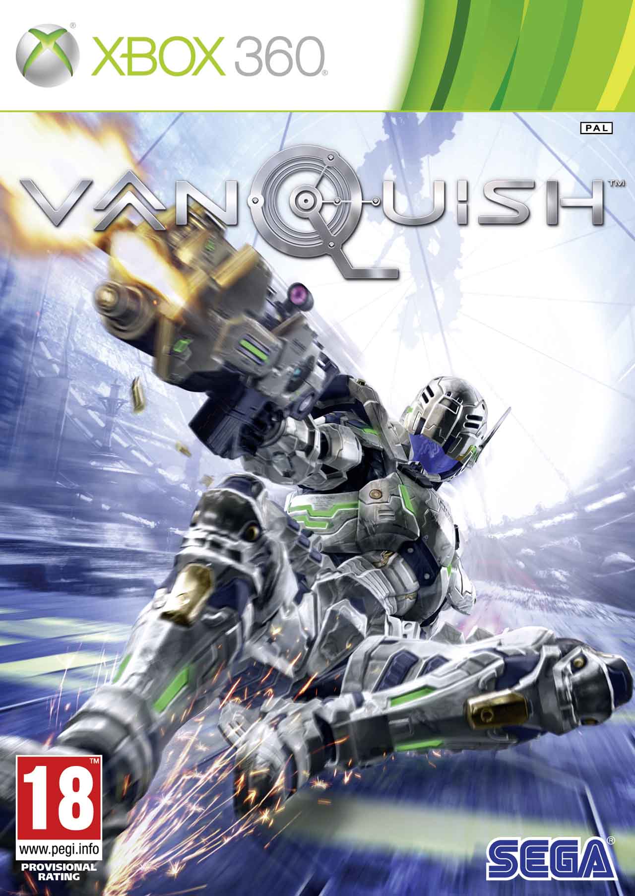 Vanquish: the packaging (Europe)