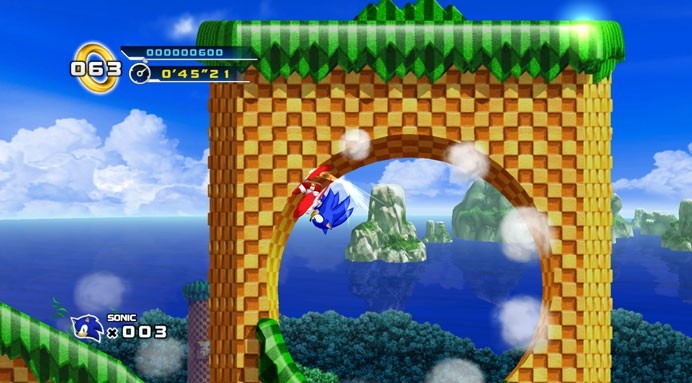 Sonic 4 : encore du Green Hill