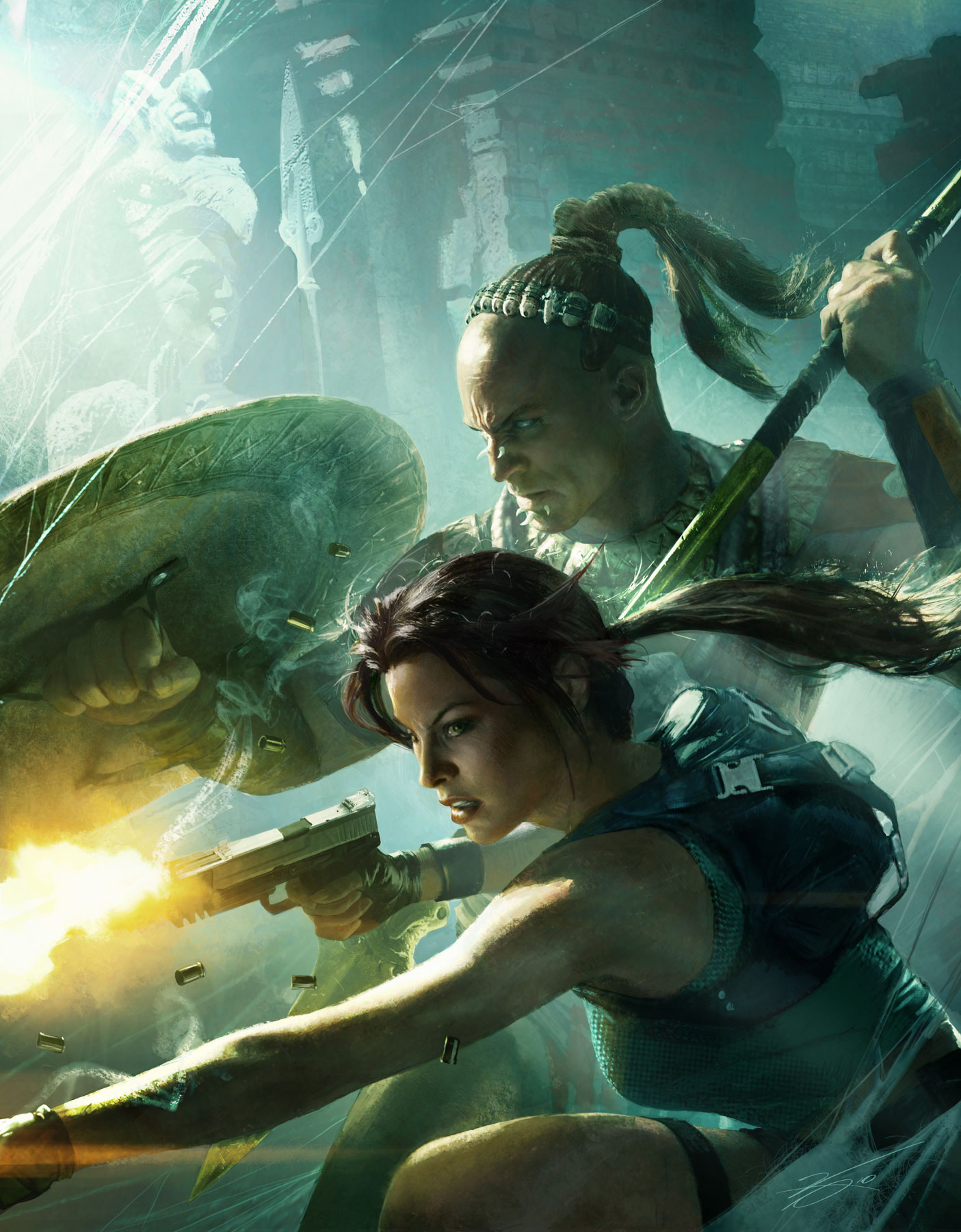 Trois images pour Lara Croft et le Gardien de la Lumière