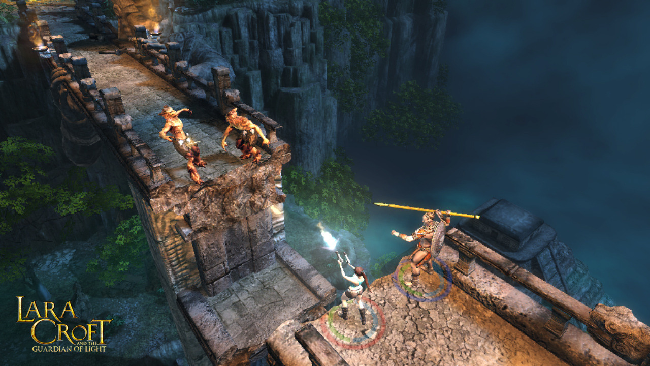 Lara Croft : vidéo d'un des boss