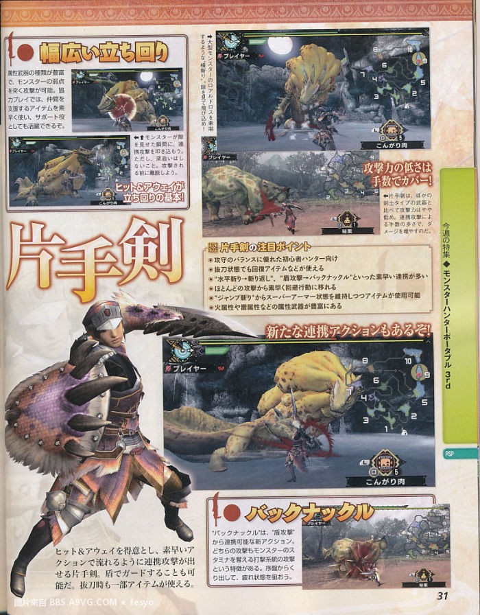 Monster Hunter 3 PSP: new images