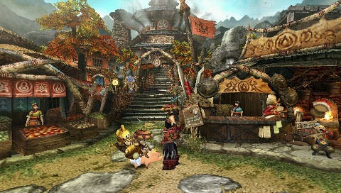 Monster Hunter Portable 3rd : le village Yukumo