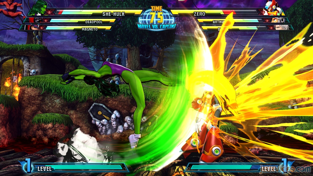Marvel VS Capcom 3 : Miss Hulk et Zero