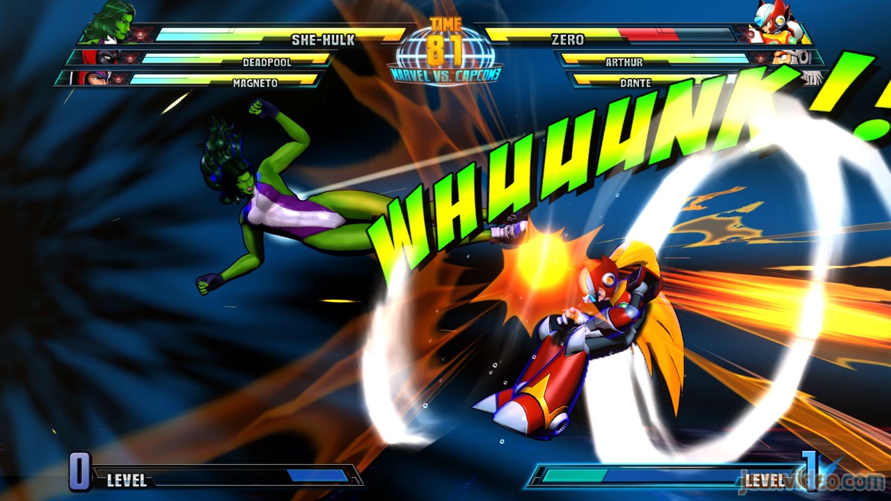 Marvel VS Capcom 3 : Miss Hulk et Zero