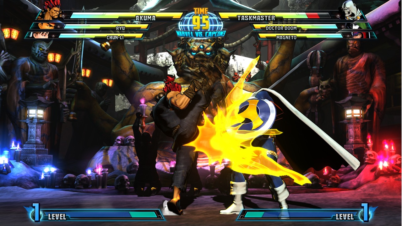 Marvel VS Capcom 3 : images Akuma et Taskmaster