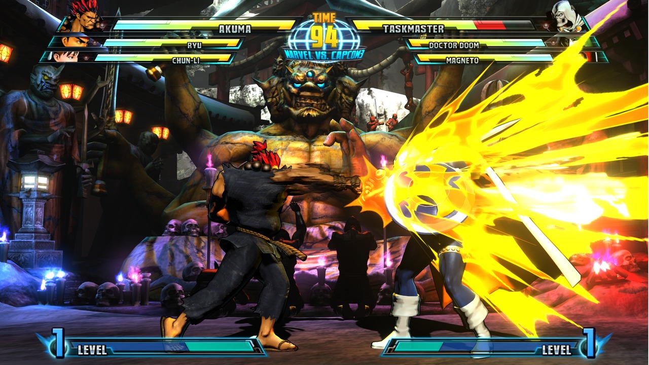 Marvel VS Capcom 3 : images Akuma et Taskmaster
