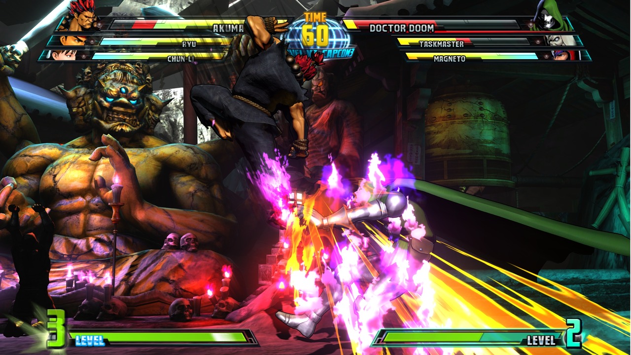 Marvel VS Capcom 3 : images Akuma et Taskmaster